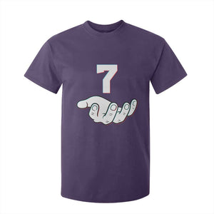 Number 7 T Shirt For Kid Matching 67 Meme Costume 7th Birthday 7 Years TS10 Purple Print Your Wear