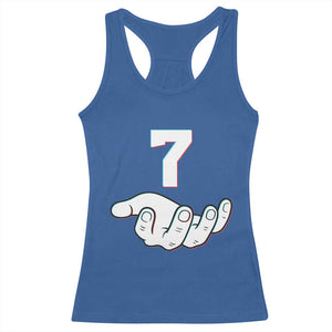 Number 7 Racerback Tank Top Matching 67 Meme Costume 7th Birthday 7 Years TS10 Royal Blue Print Your Wear