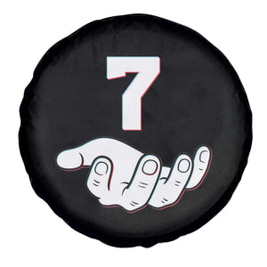 Number 7 Spare Tire Cover Matching 67 Meme Costume 7th Birthday 7 Years TS10 Print Your Wear