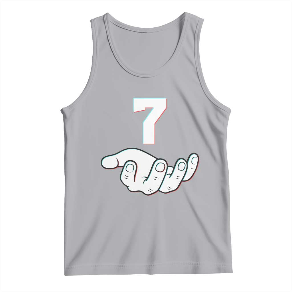 Number 7 Tank Top Matching 67 Meme Costume 7th Birthday 7 Years TS10 Athletic Heather Print Your Wear