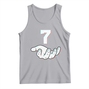 Number 7 Tank Top Matching 67 Meme Costume 7th Birthday 7 Years TS10 Athletic Heather Print Your Wear