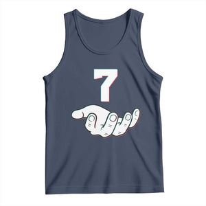 Number 7 Tank Top Matching 67 Meme Costume 7th Birthday 7 Years TS10 Navy Print Your Wear