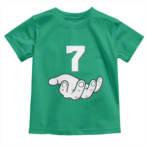 Number 7 Toddler T Shirt Matching 67 Meme Costume 7th Birthday 7 Years TS10 Irish Green Print Your Wear