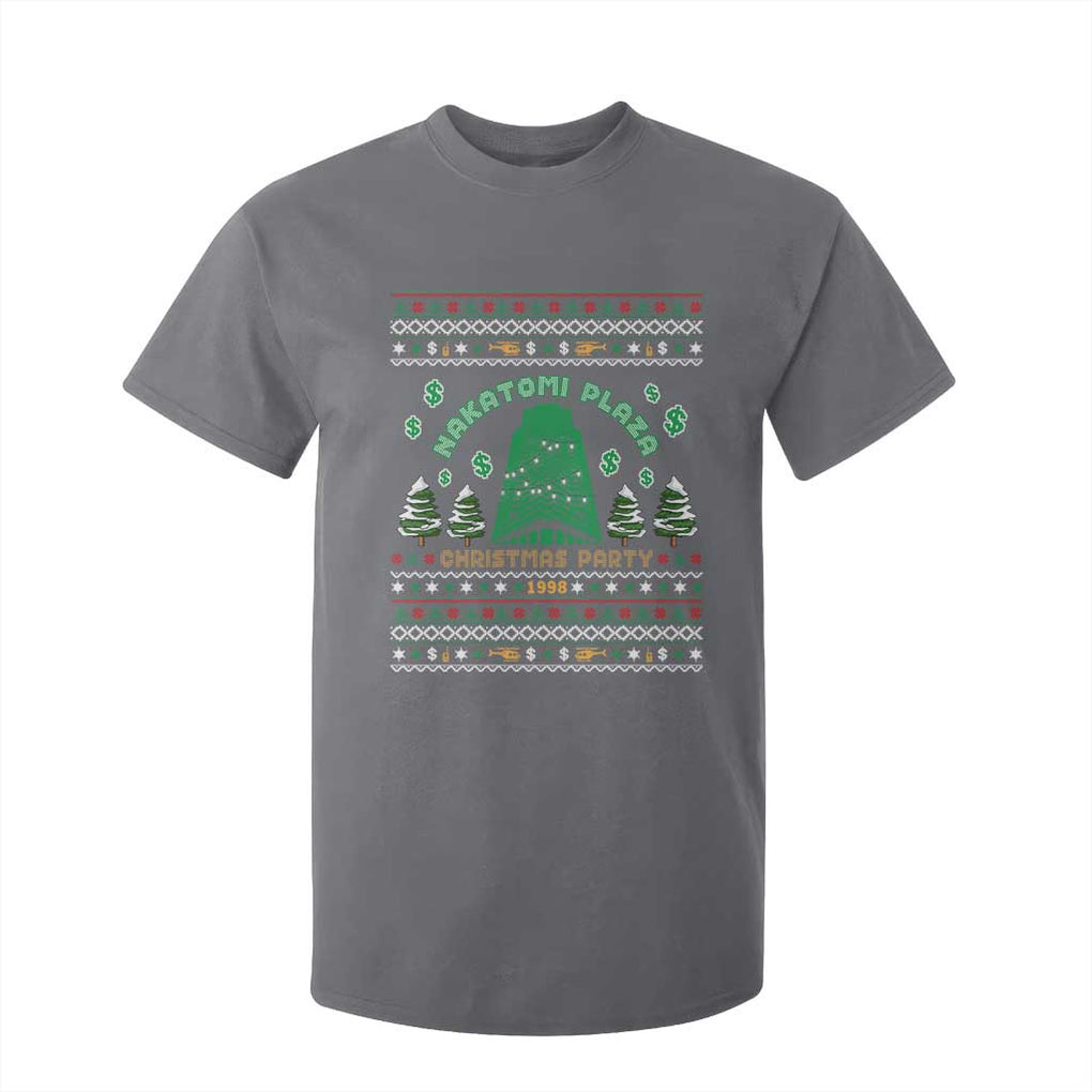 Nakatomi Plaza Christmas Party 1988 T Shirt For Kid Funny 80's Movie Xmas Gift Ugly Christmas TS10 Charcoal Print Your Wear