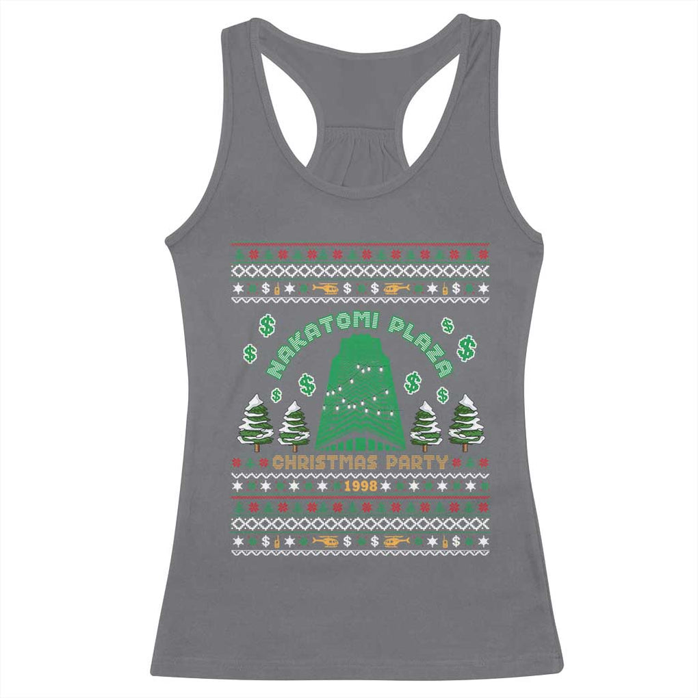 Nakatomi Plaza Christmas Party 1988 Racerback Tank Top Funny 80's Movie Xmas Gift Ugly Christmas TS10 Charcoal Print Your Wear