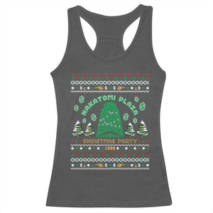 Nakatomi Plaza Christmas Party 1988 Racerback Tank Top Funny 80's Movie Xmas Gift Ugly Christmas TS10 Dark Heather Print Your Wear