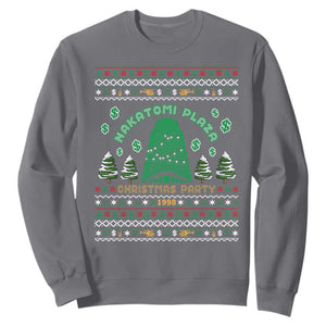 Nakatomi Plaza Christmas Party 1988 Sweatshirt Funny 80's Movie Xmas Gift Ugly Christmas TS10 Charcoal Print Your Wear