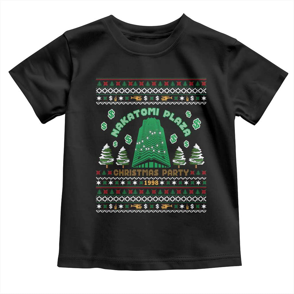 Nakatomi Plaza Christmas Party 1988 Toddler T Shirt Funny 80's Movie Xmas Gift Ugly Christmas TS10 Black Print Your Wear