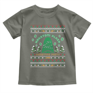 Nakatomi Plaza Christmas Party 1988 Toddler T Shirt Funny 80's Movie Xmas Gift Ugly Christmas TS10 Military Green Print Your Wear