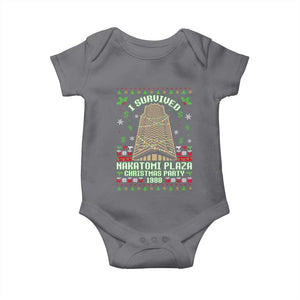 Nakatomi Plaza Christmas Party 1988 Baby Onesie Xmas Jumper Funny 80's Die Movie Bruce TS10 Charcoal Print Your Wear