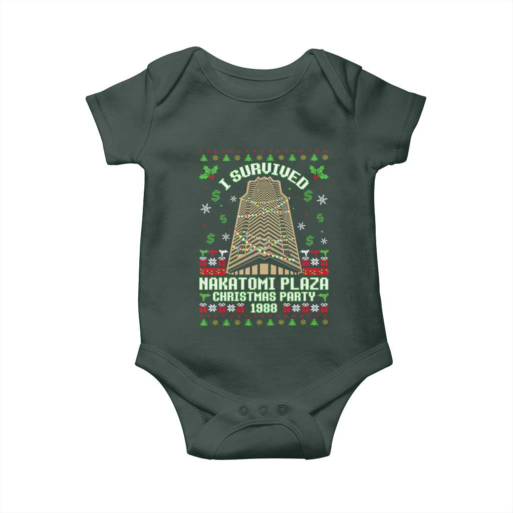 Nakatomi Plaza Christmas Party 1988 Baby Onesie Xmas Jumper Funny 80's Die Movie Bruce TS10 Print Your Wear