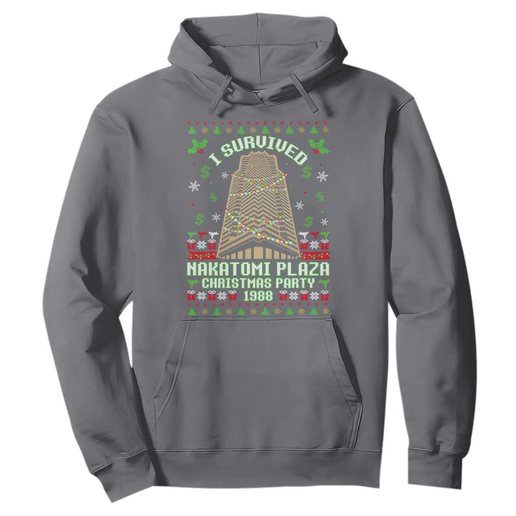 Nakatomi Plaza Christmas Party 1988 Hoodie Xmas Jumper Funny 80's Die Movie Bruce TS10 Charcoal Print Your Wear