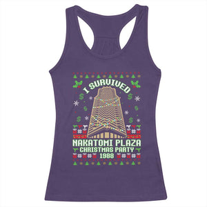 Nakatomi Plaza Christmas Party 1988 Racerback Tank Top Xmas Jumper Funny 80's Die Movie Bruce TS10 Purple Print Your Wear