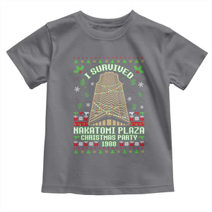 Nakatomi Plaza Christmas Party 1988 Toddler T Shirt Xmas Jumper Funny 80's Die Movie Bruce TS10 Charcoal Print Your Wear