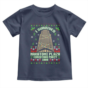 Nakatomi Plaza Christmas Party 1988 Toddler T Shirt Xmas Jumper Funny 80's Die Movie Bruce TS10 Navy Print Your Wear