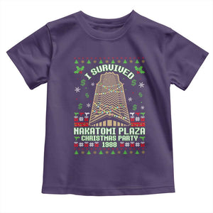 Nakatomi Plaza Christmas Party 1988 Toddler T Shirt Xmas Jumper Funny 80's Die Movie Bruce TS10 Purple Print Your Wear