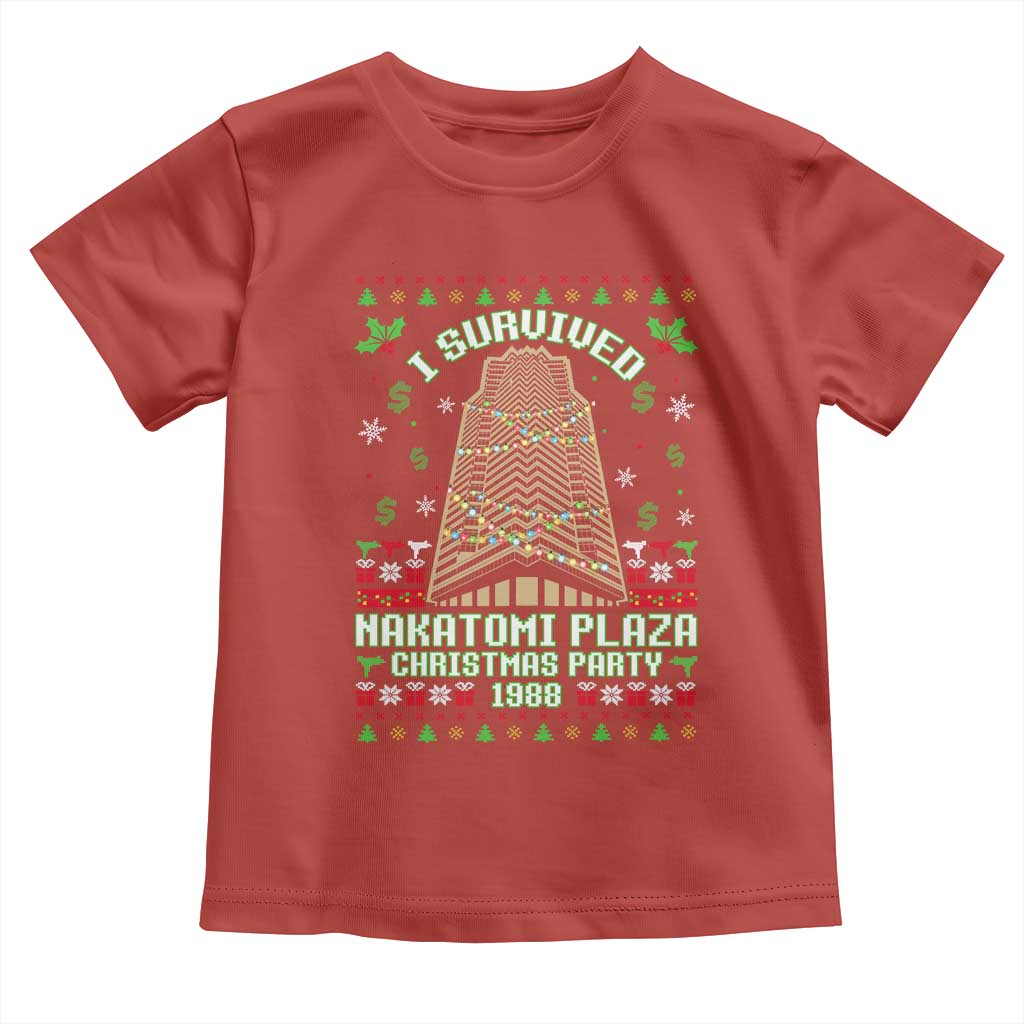 Nakatomi Plaza Christmas Party 1988 Toddler T Shirt Xmas Jumper Funny 80's Die Movie Bruce TS10 Red Print Your Wear