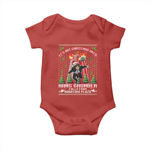 Nakatomi Plaza Christmas Party Baby Onesie 1988 Xmas Jumper Funny 80's Die Movie Bruce TS10 Red Print Your Wear