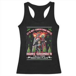 Nakatomi Plaza Christmas Party Racerback Tank Top 1988 Xmas Jumper Funny 80's Die Movie Bruce TS10 Black Print Your Wear