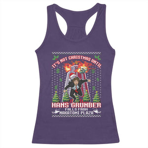 Nakatomi Plaza Christmas Party Racerback Tank Top 1988 Xmas Jumper Funny 80's Die Movie Bruce TS10 Purple Print Your Wear
