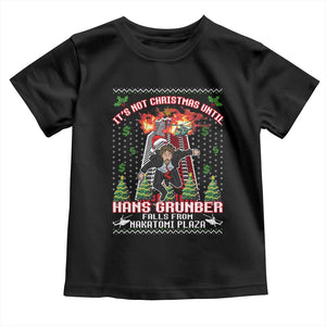 Nakatomi Plaza Christmas Party Toddler T Shirt 1988 Xmas Jumper Funny 80's Die Movie Bruce TS10 Black Print Your Wear