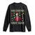 Funny Christmas Trump Long Sleeve Shirt Make Christmas Great Again Ugly Christmas Sweater Dancing Trump TS10 Black Print Your Wear