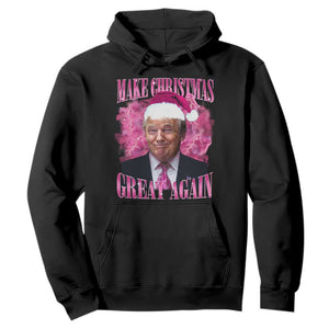 Funny Christmas Trump Hoodie Funny Make Christmas Great Again Trump Santa Xmas 2024 TS10 Black Print Your Wear