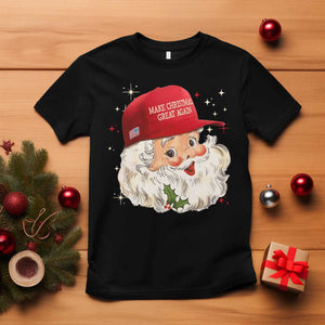 Funny Trump Christmas T Shirt Make Christmas Great Again Retro Santa Pajamas TS10 Black Print Your Wear