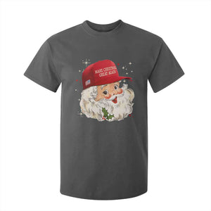 Funny Trump Christmas T Shirt For Kid Make Christmas Great Again Retro Santa Pajamas TS10 Dark Heather Print Your Wear