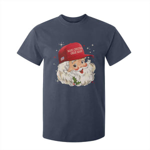Funny Trump Christmas T Shirt For Kid Make Christmas Great Again Retro Santa Pajamas TS10 Navy Print Your Wear