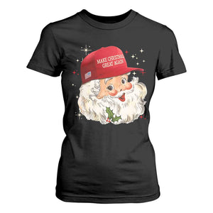 Funny Trump Christmas T Shirt For Women Make Christmas Great Again Retro Santa Pajamas TS10 Black Print Your Wear