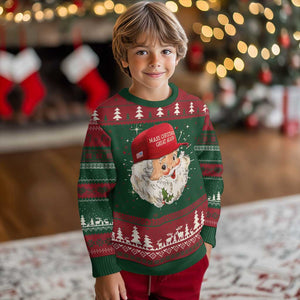 Funny Trump Ugly Christmas Sweater Make Christmas Great Again Retro Santa Pajamas TS10 Christmas Print Your Wear