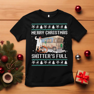 Funny Christmas Trump T Shirt Merry Xmas Shitter Was Full Ugly TS10 Black Print Your Wear