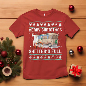 Funny Christmas Trump T Shirt Merry Xmas Shitter Was Full Ugly TS10 Red Print Your Wear