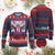Funny Trump Ugly Christmas Sweater Ill Be Home For Christmas 2024 Trump Pink Daddy's Home TS10 Burgundy Print Your Wear