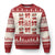 Funny Xmas Trump Ugly Christmas Sweater Ill Be Home For Christmas 2024 Daddy's Home Coquette Bow TS10 Red Print Your Wear