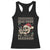 Funny Ugly Christmas Racerback Tank Top Dead Inside But Jolly AF Festive Sarcastic Snarky Skeleton Skull TS10 Black Print Your Wear