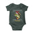 Fishing Christmas Baby Onesie Merry Fishmas Bass Fish Ugly Sweater TS10 Print Your Wear