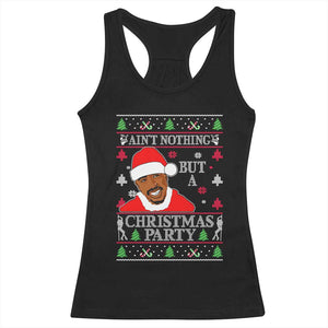 Funny Christmas Racerback Tank Top Funny Ain't No Party Like a Diddy Party Ugly Christmas Sweater TS10 Black Print Your Wear