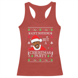 Funny Christmas Racerback Tank Top Funny Ain't No Party Like a Diddy Party Ugly Christmas Sweater TS10 Red Print Your Wear