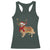 Golden Retriever Christmas Racerback Tank Top Gift for Dog Lover Happy New Year Xmas Lights TS10 Dark Forest Green Print Your Wear