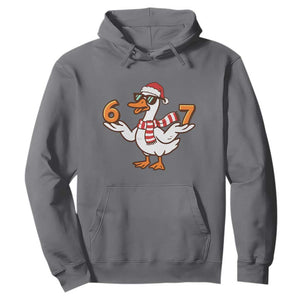 67 Christmas Silly Goose Hoodie 6 7 Meme Funny Six Seven Gen Alpha Slang TS10 Charcoal Print Your Wear