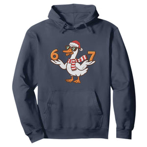 67 Christmas Silly Goose Hoodie 6 7 Meme Funny Six Seven Gen Alpha Slang TS10 Navy Print Your Wear