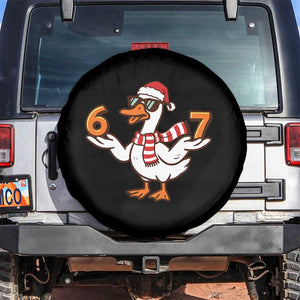 67 Christmas Silly Goose Spare Tire Cover 6 7 Meme Funny Six Seven Gen Alpha Slang TS10 No hole Black Print Your Wear
