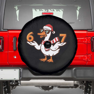 67 Christmas Silly Goose Spare Tire Cover 6 7 Meme Funny Six Seven Gen Alpha Slang TS10 Black Print Your Wear