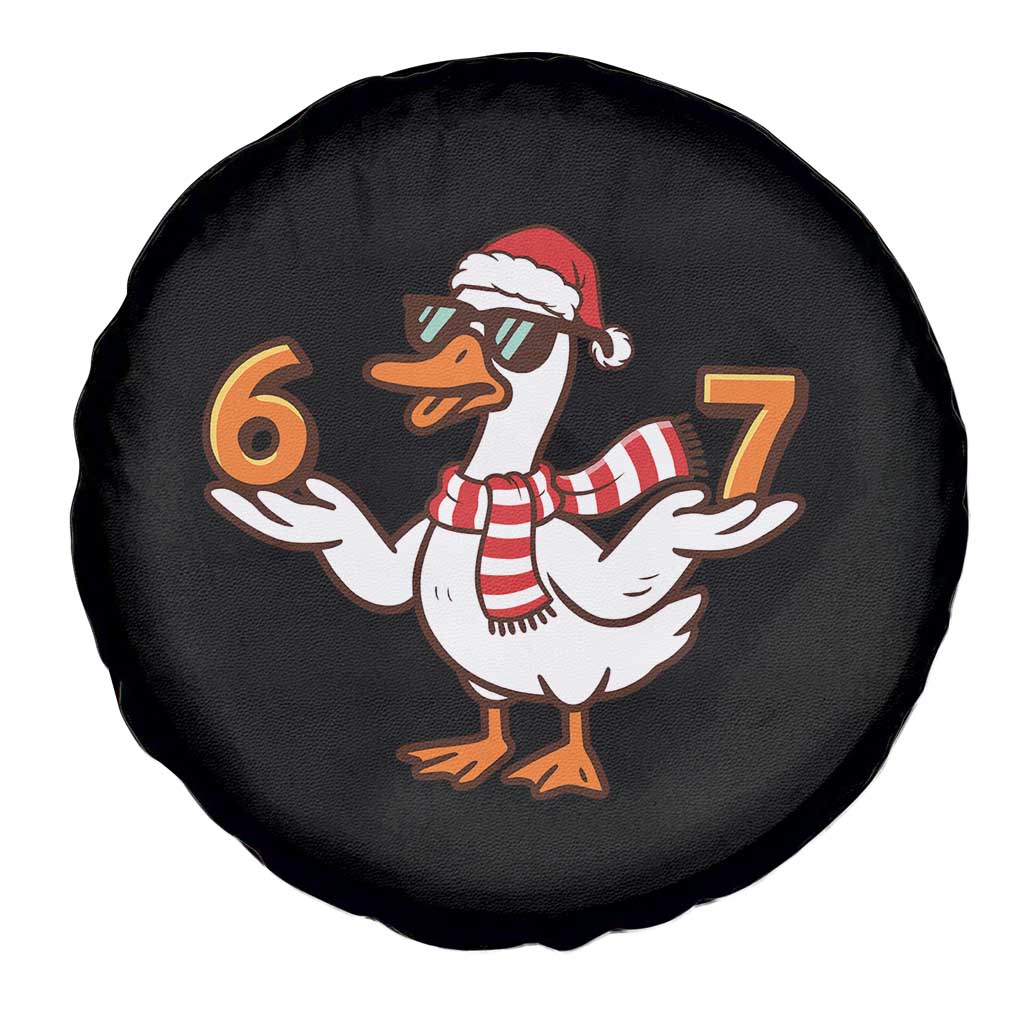 67 Christmas Silly Goose Spare Tire Cover 6 7 Meme Funny Six Seven Gen Alpha Slang TS10 Print Your Wear