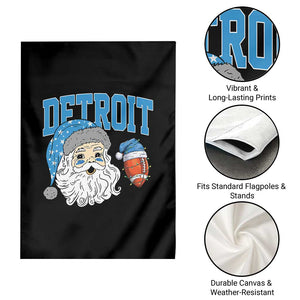 LF Football Christmas Garden Flag Vintage Santa Claus Face Game Day Sports Fans TS10 Print Your Wear