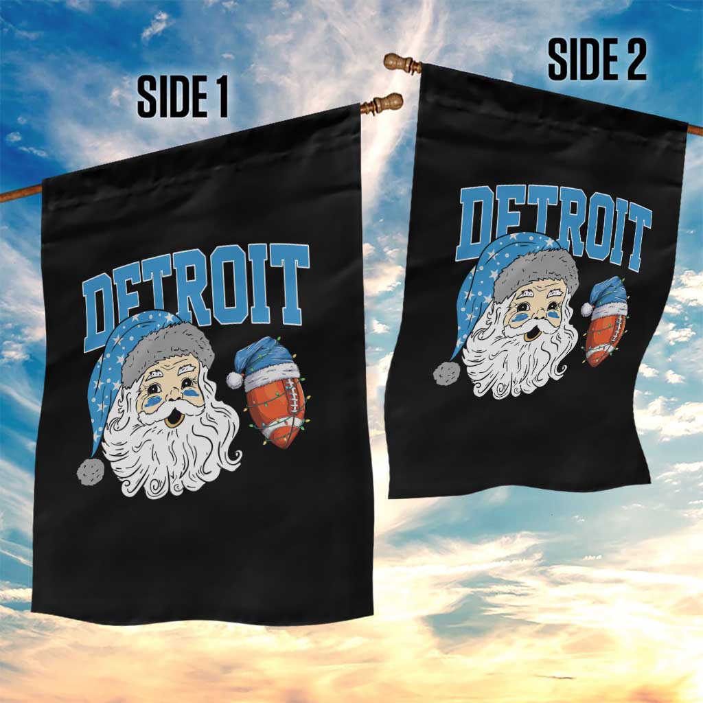 LF Football Christmas Garden Flag Vintage Santa Claus Face Game Day Sports Fans TS10 Print Your Wear