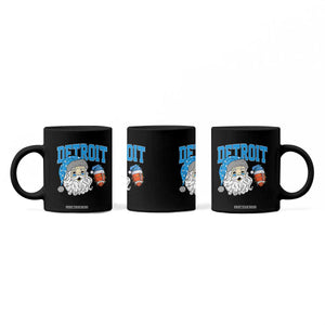 LF Football Christmas Coffee Mug Vintage Santa Claus Face Game Day Sports Fans TS10 Print Your Wear