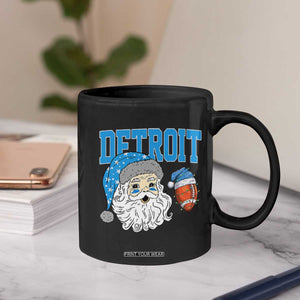 LF Football Christmas Coffee Mug Vintage Santa Claus Face Game Day Sports Fans TS10 Print Your Wear